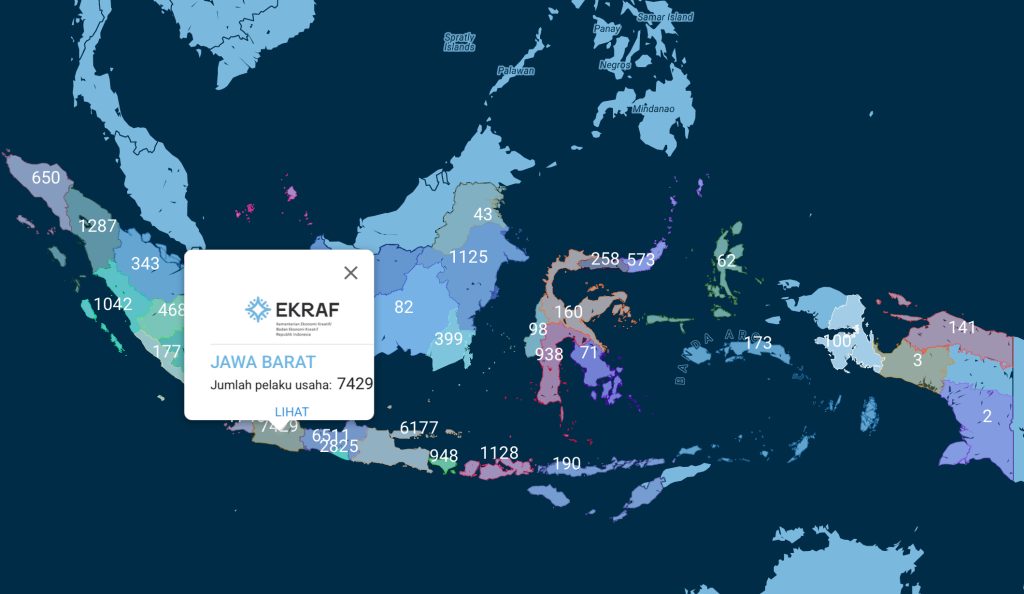 Sebaran Pelaku Ekraf